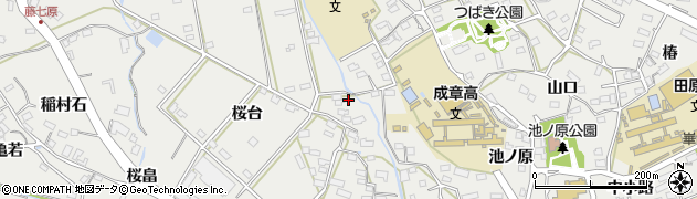 愛知県田原市田原町十七谷8周辺の地図