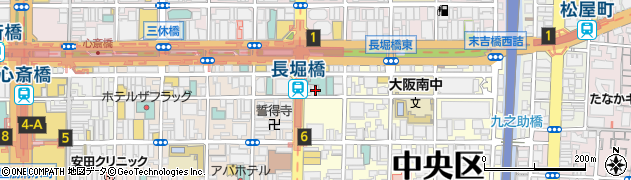 大阪府大阪市中央区島之内1丁目19-9周辺の地図