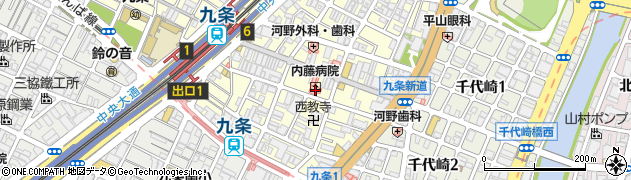 医療法人 仁生会 内藤病院周辺の地図