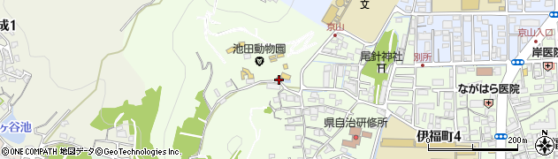 株式会社池田動物園周辺の地図