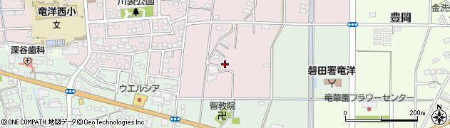 静岡県磐田市川袋1261周辺の地図