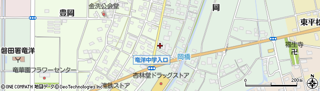 静岡県磐田市岡899周辺の地図