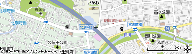 兵庫県神戸市西区伊川谷町別府1326周辺の地図