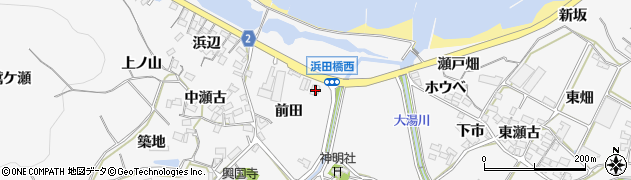 愛知県田原市仁崎町前田5周辺の地図