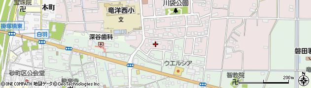 静岡県磐田市川袋2000周辺の地図