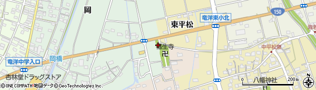 静岡県磐田市岡36周辺の地図