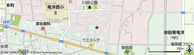 静岡県磐田市川袋2001周辺の地図