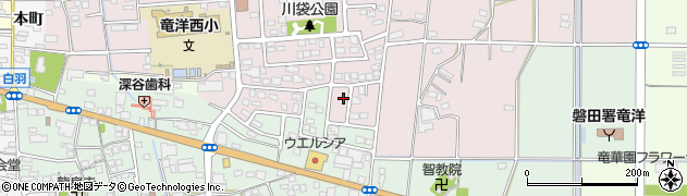 静岡県磐田市川袋2001-6周辺の地図