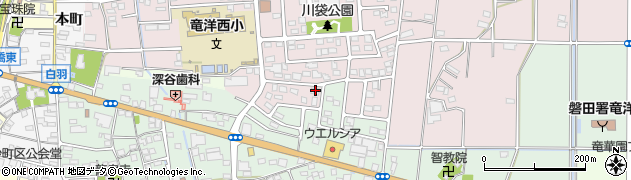 静岡県磐田市川袋2000-11周辺の地図