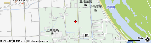岡山県総社市上原周辺の地図