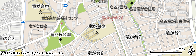 兵庫県神戸市須磨区竜が台周辺の地図
