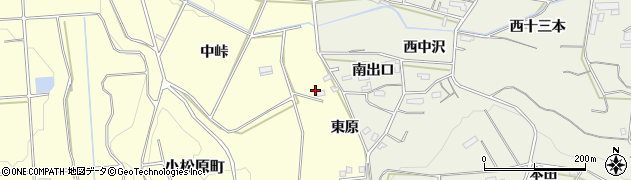 愛知県豊橋市小松原町（南）周辺の地図