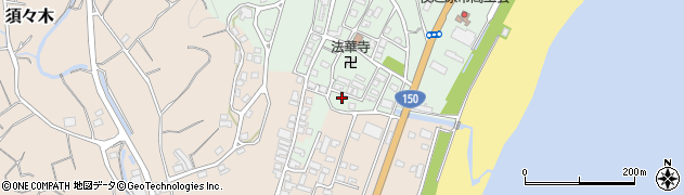 静岡県牧之原市波津1445周辺の地図