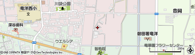 静岡県磐田市川袋1260周辺の地図