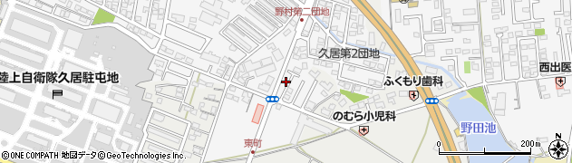 三重県津市久居野村町323周辺の地図