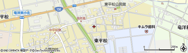 静岡県磐田市東平松172周辺の地図