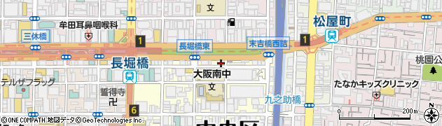 大阪府大阪市中央区島之内1丁目8-17周辺の地図