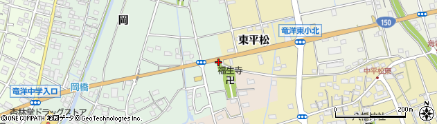 静岡県磐田市岡37周辺の地図