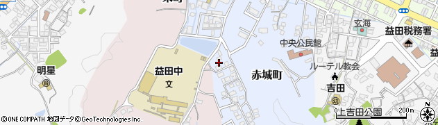 島根県益田市赤城町11周辺の地図