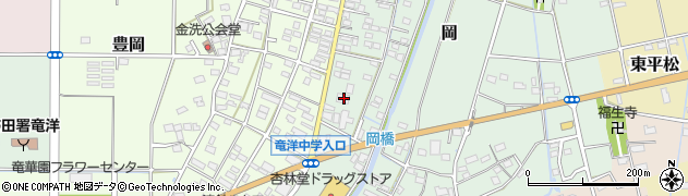 静岡県磐田市岡766周辺の地図