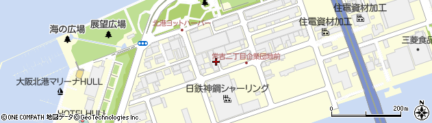 興和電機株式会社　此花工場周辺の地図