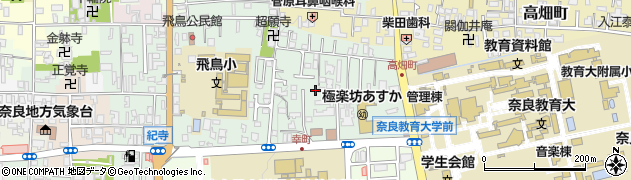 奈良県奈良市幸町周辺の地図