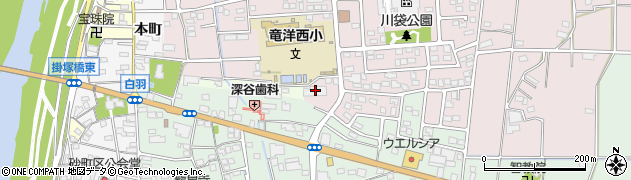 静岡県磐田市川袋1959周辺の地図