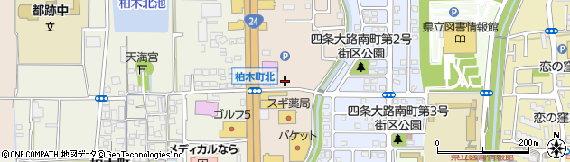 奈良県奈良市大安寺町周辺の地図