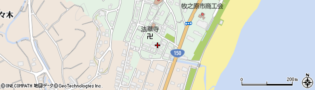 静岡県牧之原市波津1420周辺の地図