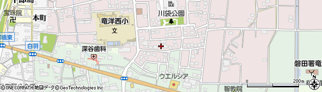 静岡県磐田市川袋1440周辺の地図