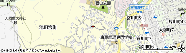 兵庫県神戸市長田区西山町4丁目周辺の地図