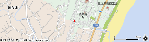 静岡県牧之原市波津1303周辺の地図