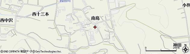 愛知県豊橋市小島町（南島）周辺の地図