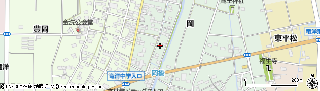 静岡県磐田市岡883周辺の地図