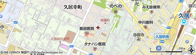 三重県津市久居旅籠町1343周辺の地図