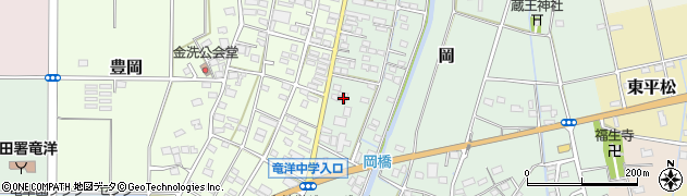 静岡県磐田市岡762周辺の地図