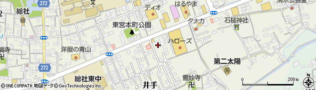 平川雪舟庵周辺の地図