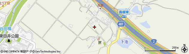 兵庫県神戸市西区伊川谷町長坂557周辺の地図