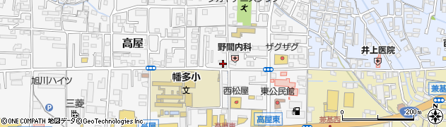 岡山県岡山市中区高屋232周辺の地図