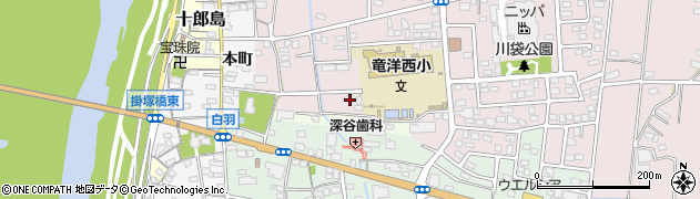 静岡県磐田市川袋1878周辺の地図