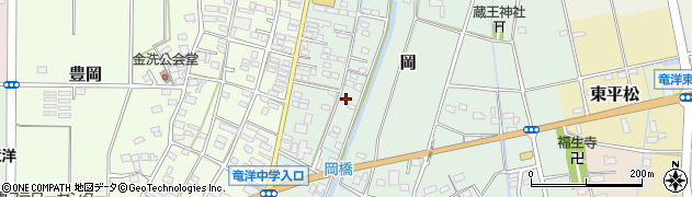 静岡県磐田市岡882周辺の地図