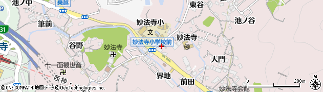 兵庫県神戸市須磨区妙法寺桜ノ界地周辺の地図