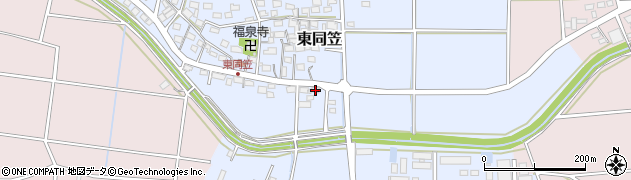静岡県袋井市東同笠785周辺の地図