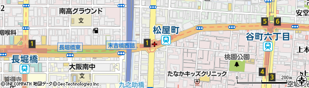 松屋町駅周辺の地図