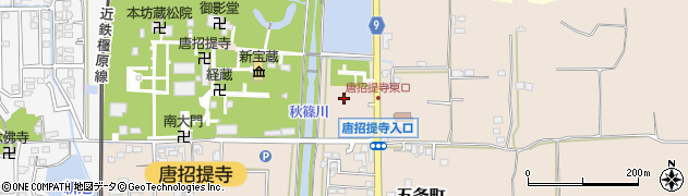 奈良県奈良市五条町2周辺の地図