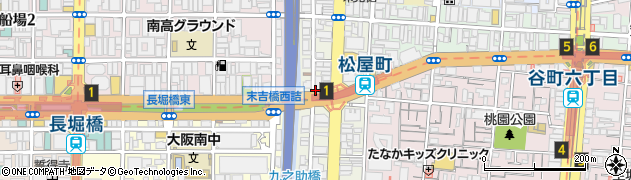 大阪府大阪市中央区松屋町周辺の地図