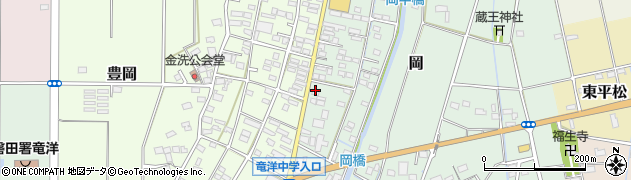 静岡県磐田市岡759周辺の地図