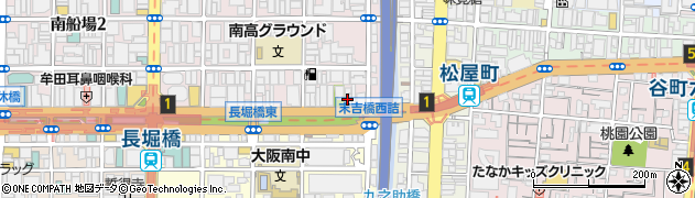 大阪府大阪市中央区南船場1丁目3-10周辺の地図
