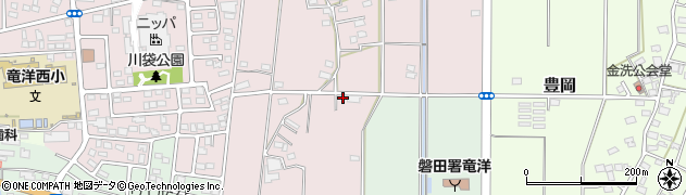 静岡県磐田市川袋1229周辺の地図