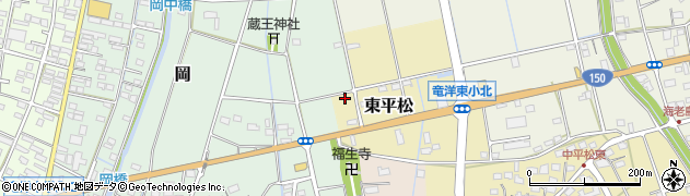 静岡県磐田市東平松713周辺の地図